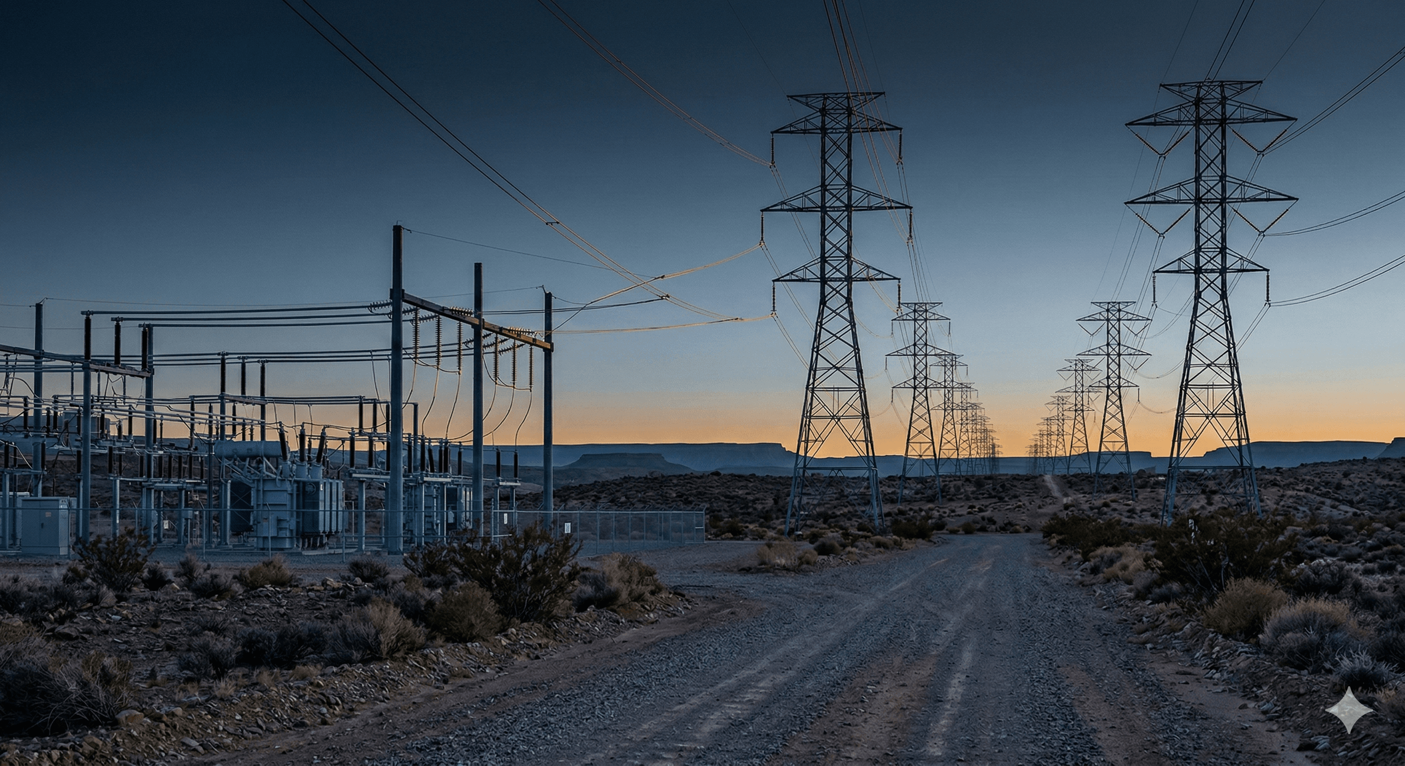 Utility power grid infrastructure