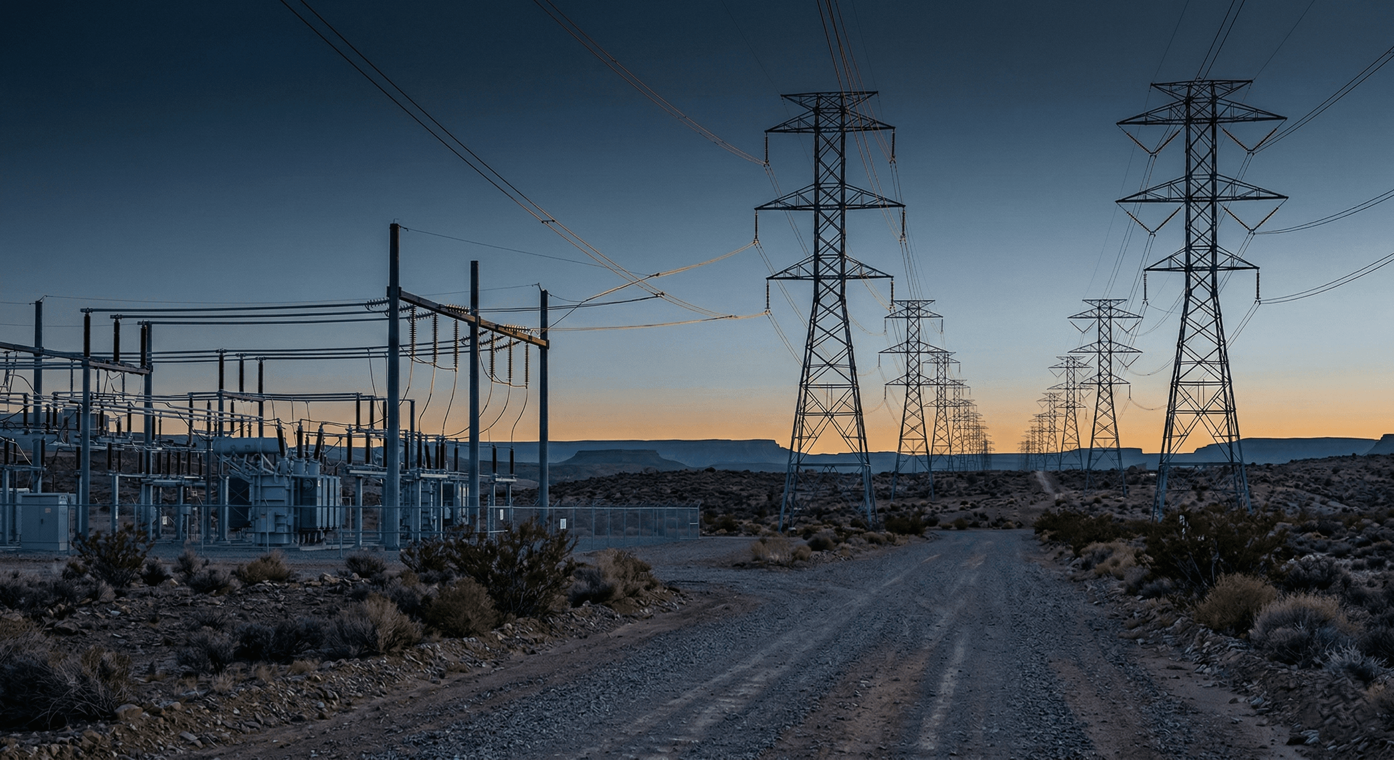 Utility power grid infrastructure