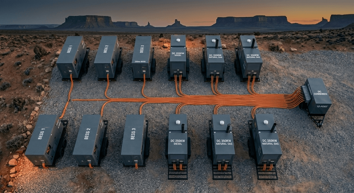 Envoltz DC combiner trailer system